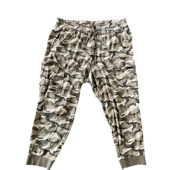 TORRID Relaxed Fit Jogger Stretch Challis Mid-Rise Cargo Pocket Pant Size 2X‎ - Picture 3 of 10